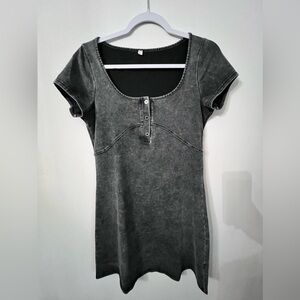 No Name women’s gray mini dress NWT